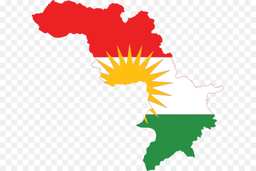 Carte Du Drapeau Du Kurdistan，Kurdistan PNG