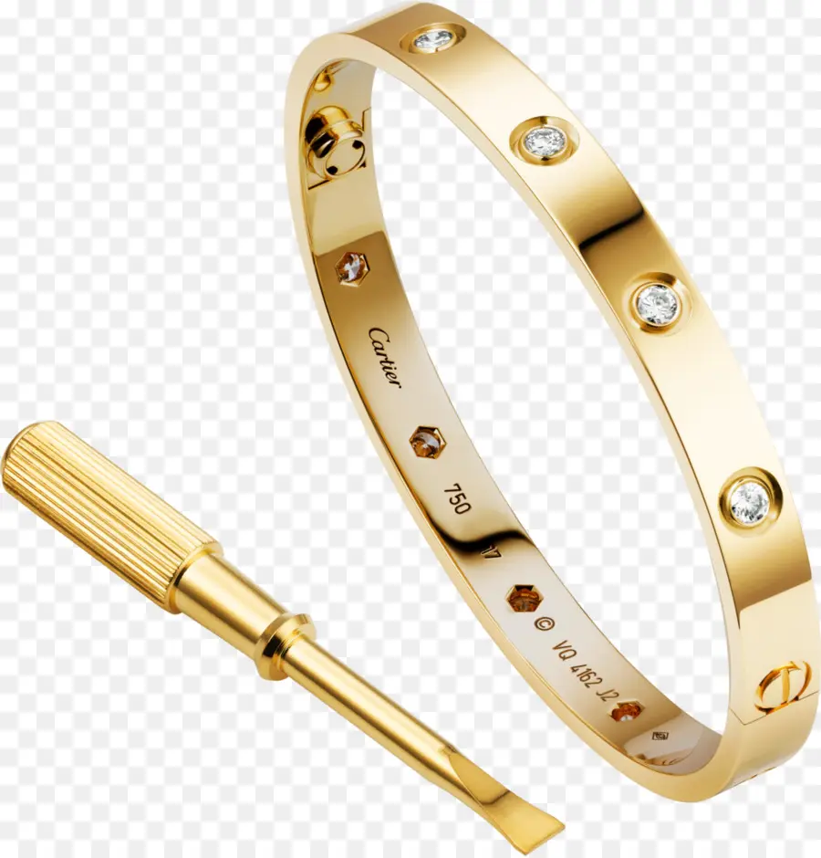 Bracelet Cartier，Or PNG