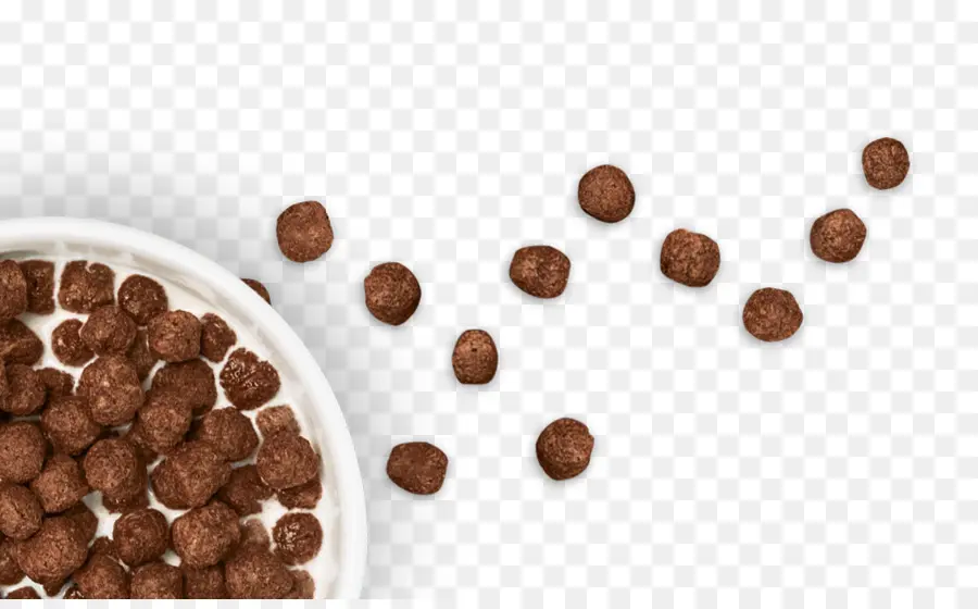 Boules De Chocolat，Les Céréales Du Petit Déjeuner PNG