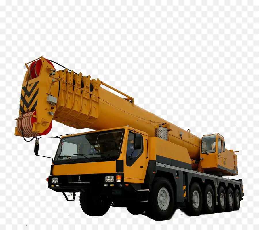 Camion Grue Jaune，Grue PNG