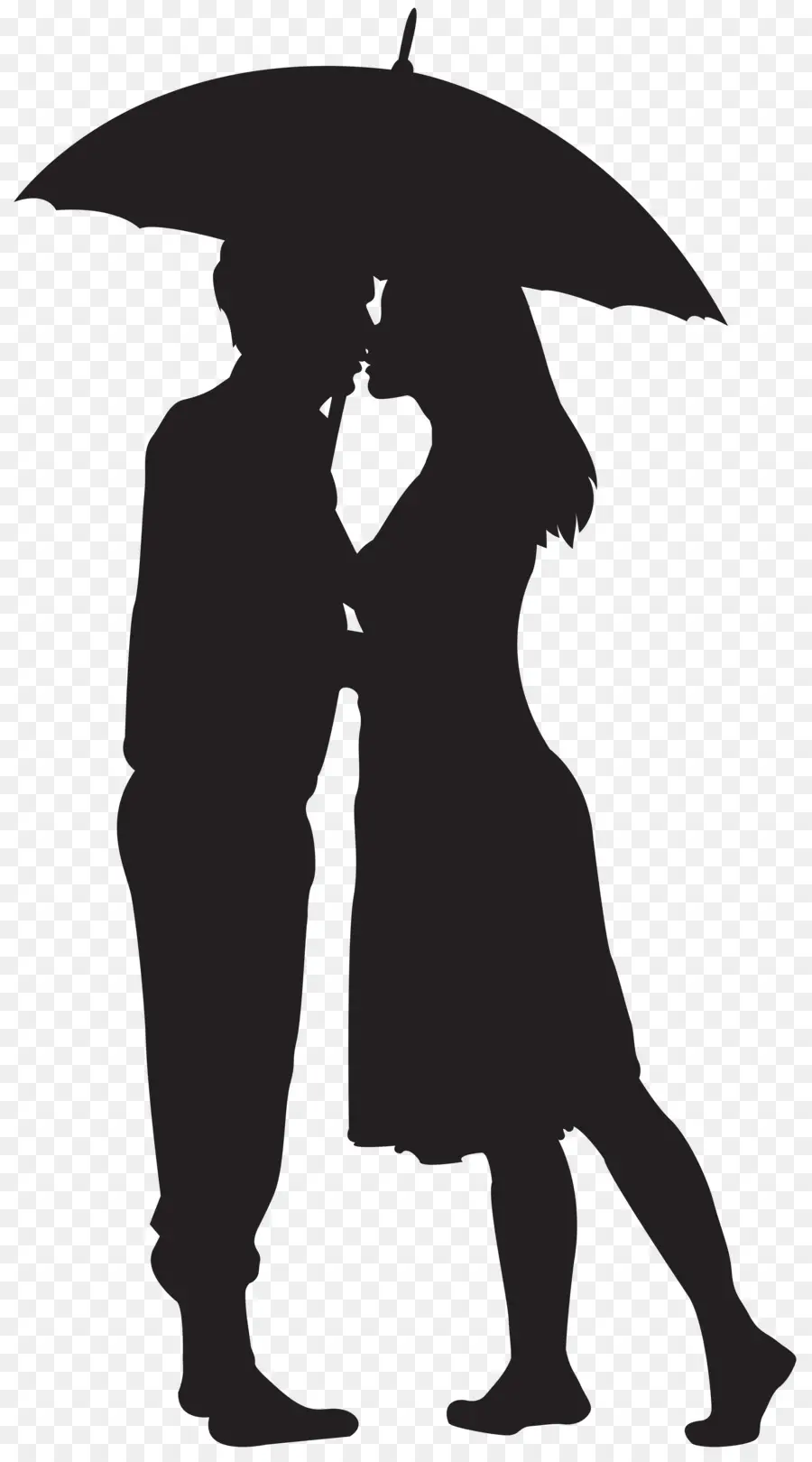 Silhouette，Couple PNG