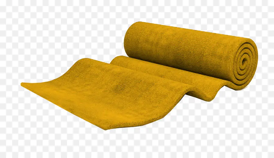 Tapis Jaune Roulé，Tapis PNG