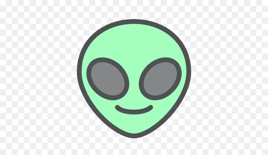 Extraterrestre Vert，Souriant PNG