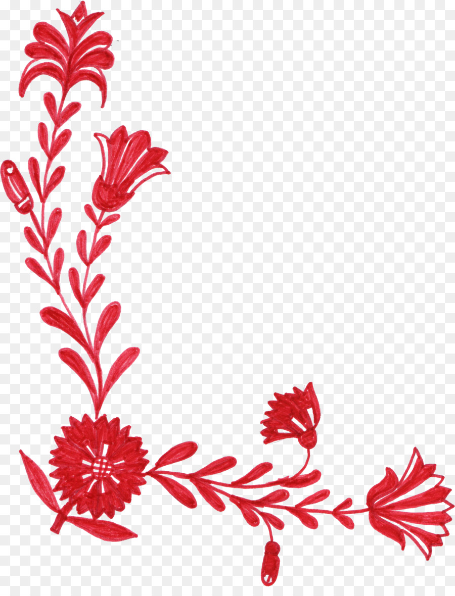 Floral Rouge，Fleurs PNG