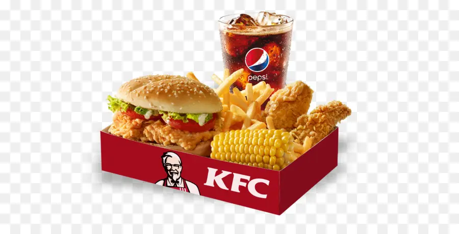 Repas Kfc，Hamburger PNG