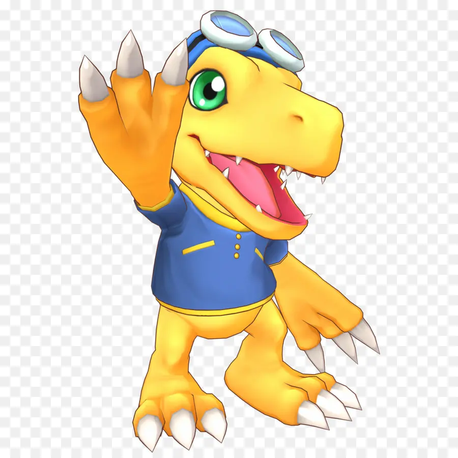 Dinosaure Jaune，Lunettes PNG