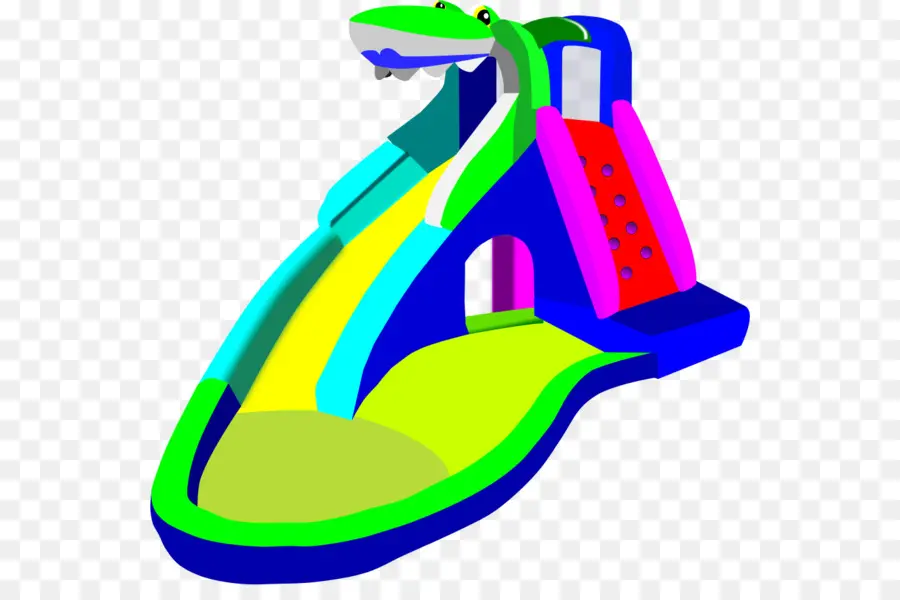 Toboggan Aquatique，Gonflable PNG