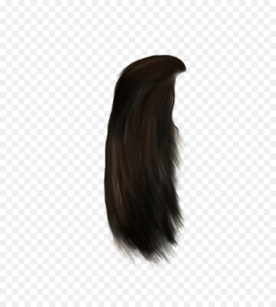 Cheveux Noirs，Perruque PNG