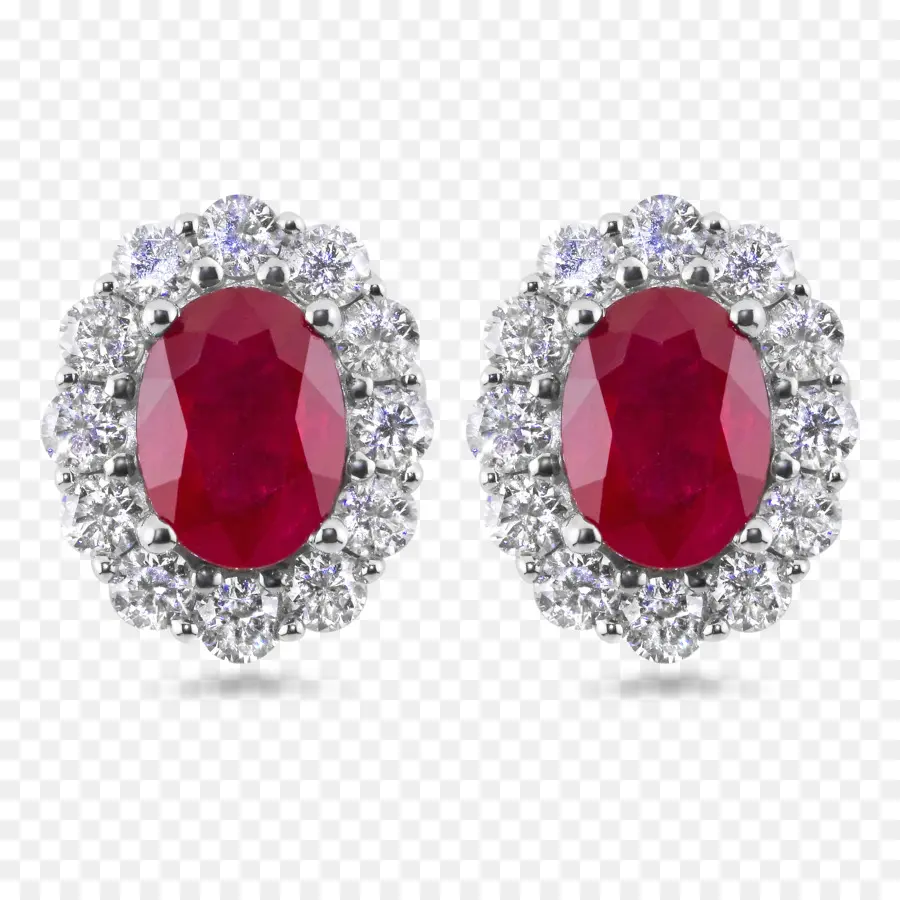 Boucles D'oreilles Rubis，Boucles D'oreilles PNG