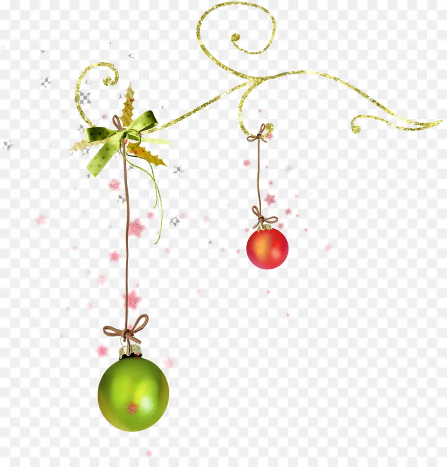 Ornements De Noël，Ornement Vert PNG