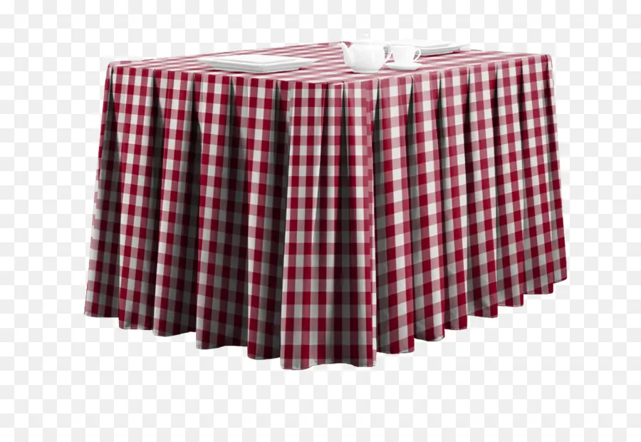 Nappe à Carreaux Rouges，Tableau PNG