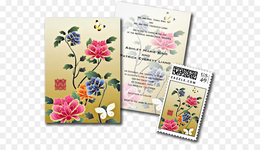 Invitation De Mariage，Papier PNG