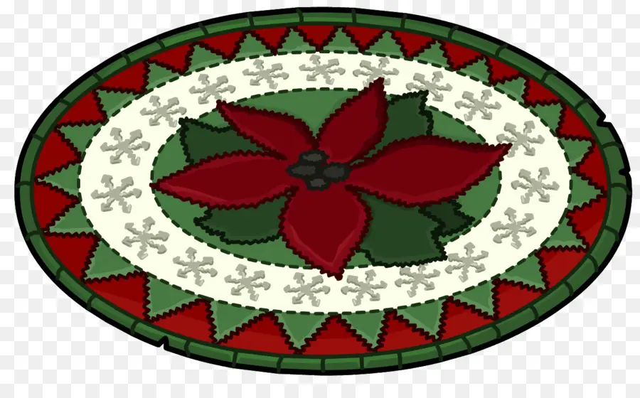 Tapis Poinsettia，Fleur PNG