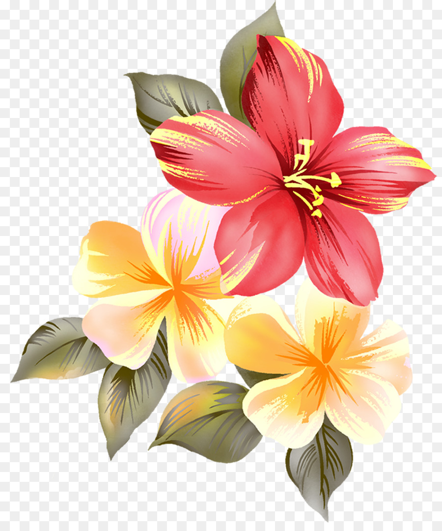 Fleurs Roses，Fleurir PNG