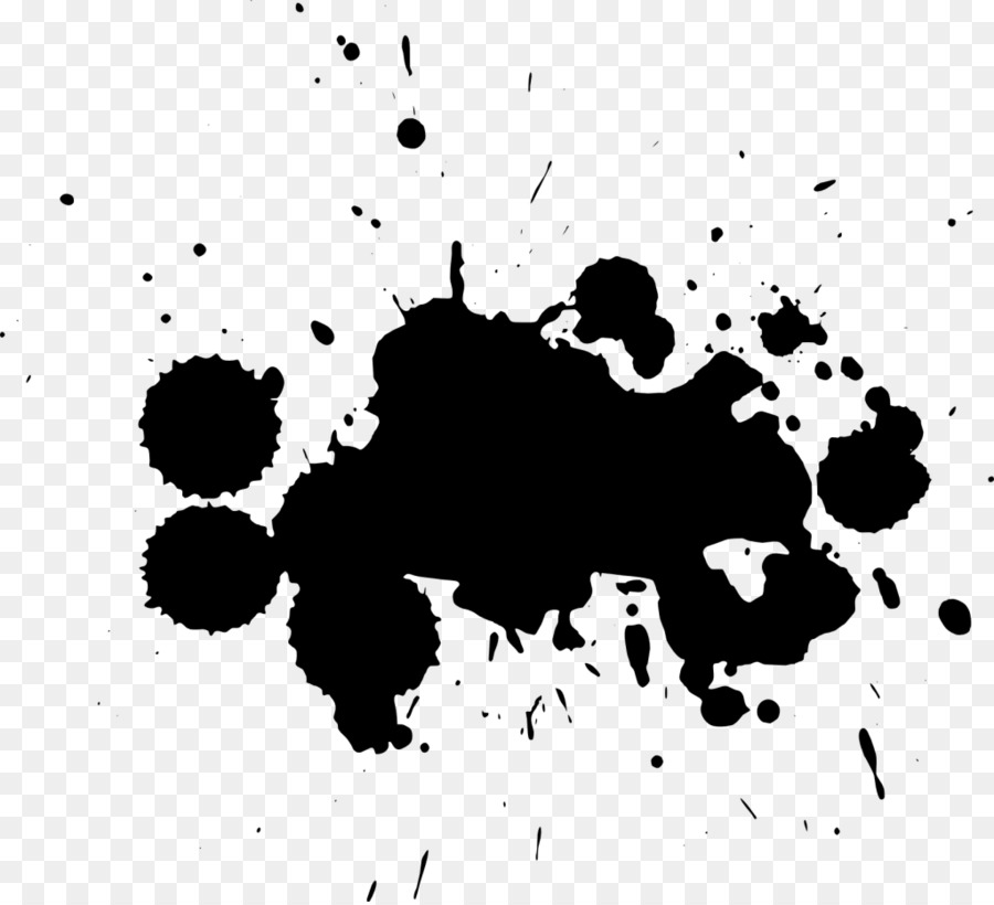 Tache D'encre，Noir PNG