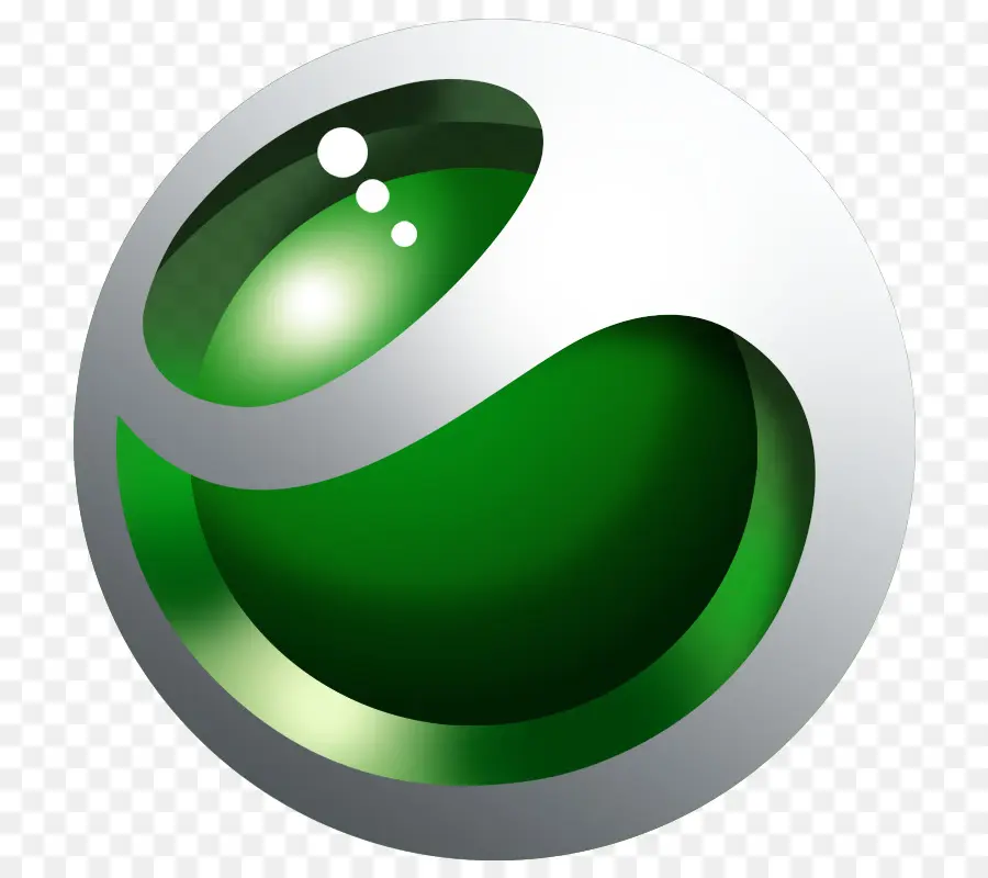 Sphère Verte，3d PNG