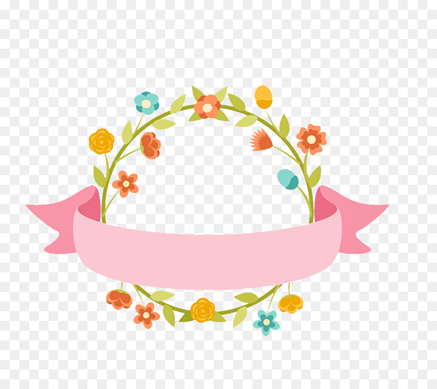 Couronne Florale，Fleurs PNG