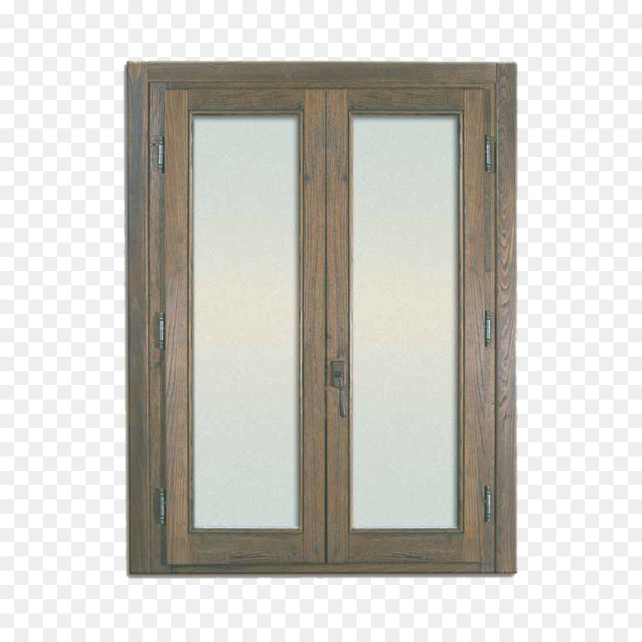 Portes En Verre，Cadre En Bois PNG