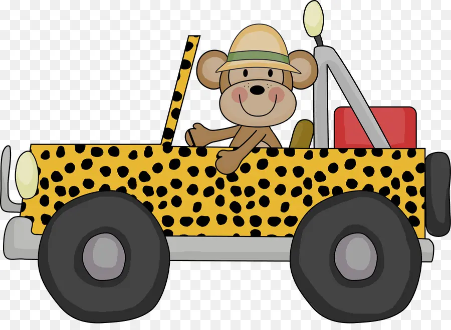 Singe En Jeep，Safari PNG