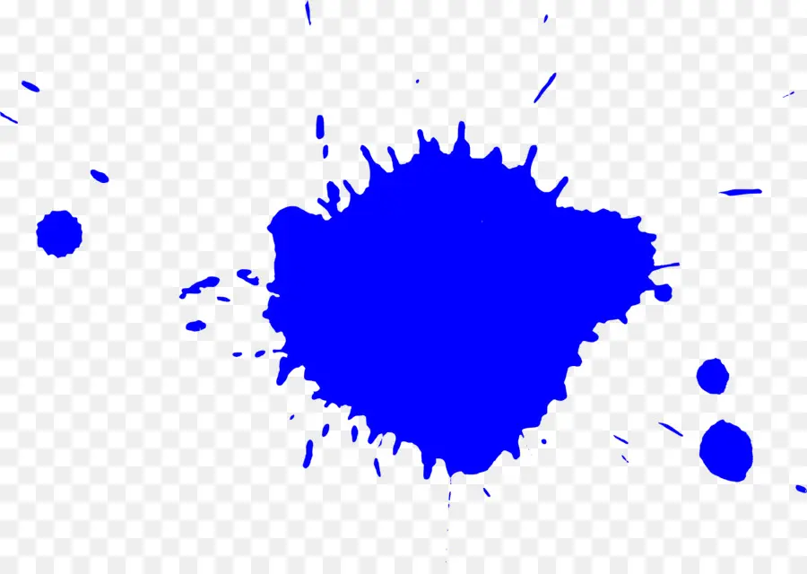 Encre Bleue，Éclabousser PNG