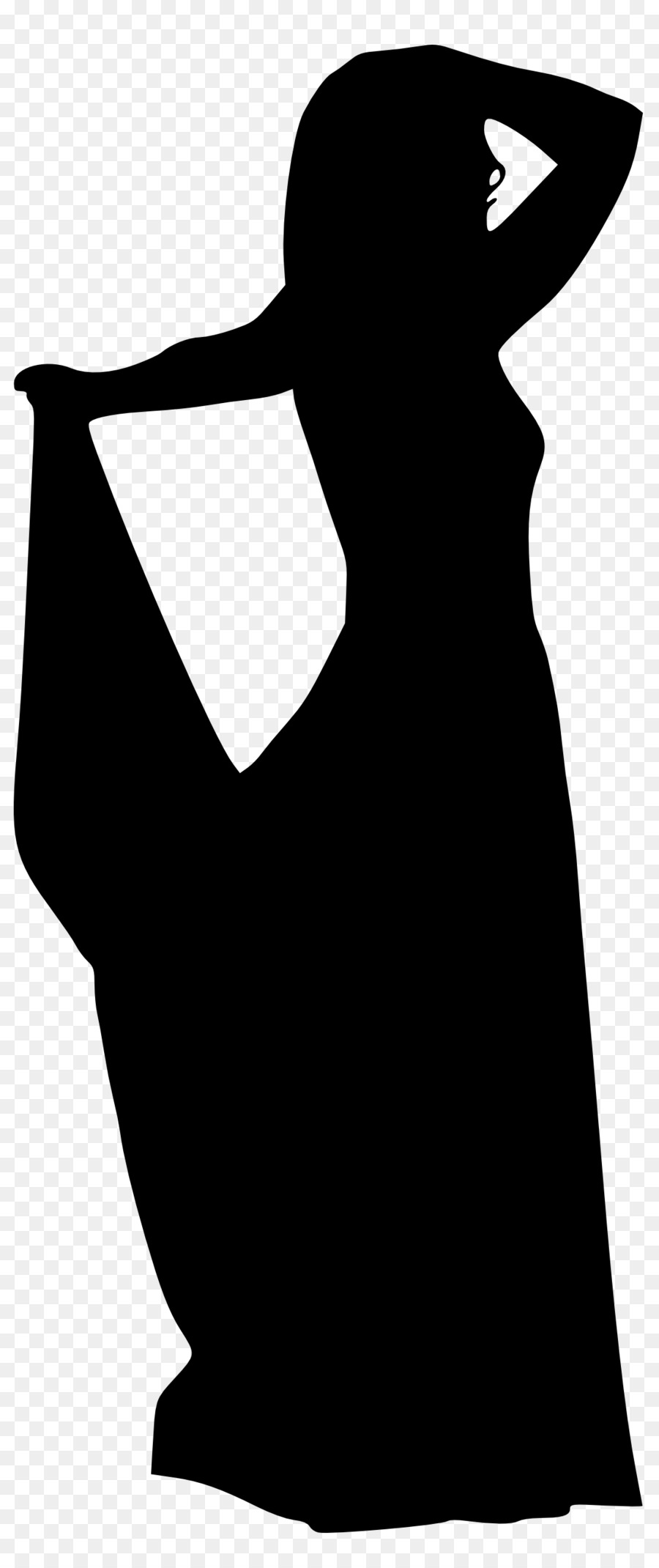 Silhouette De Femme，Robe PNG