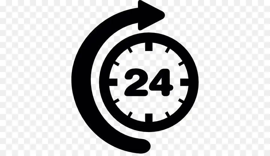 Horloge 24h，24h PNG