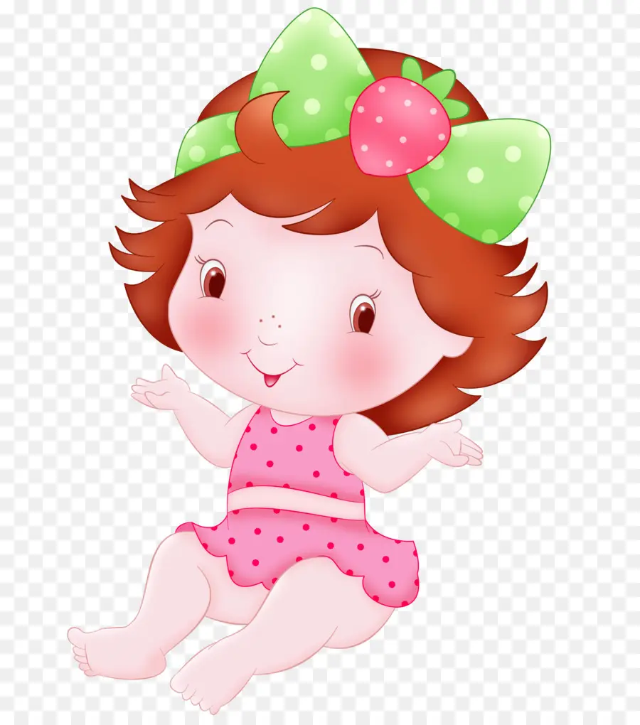 Mignonne Petite Fille，Maillot De Bain Rose PNG