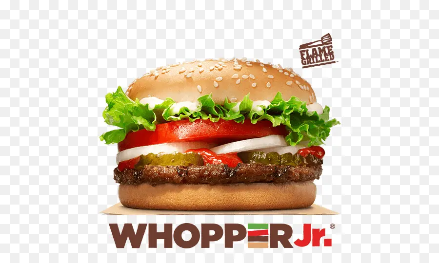 Whopper Jr，Hamburger PNG