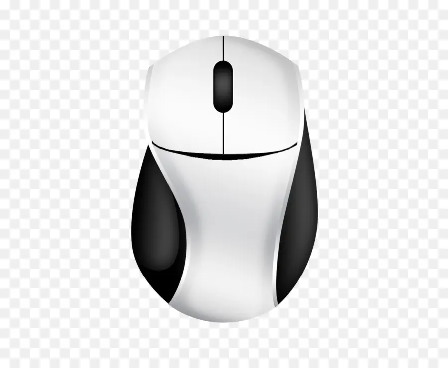 Souris Blanche Et Noire，Ordinateur PNG