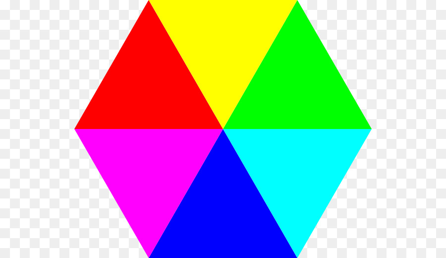 Hexagone Coloré，Géométrique PNG