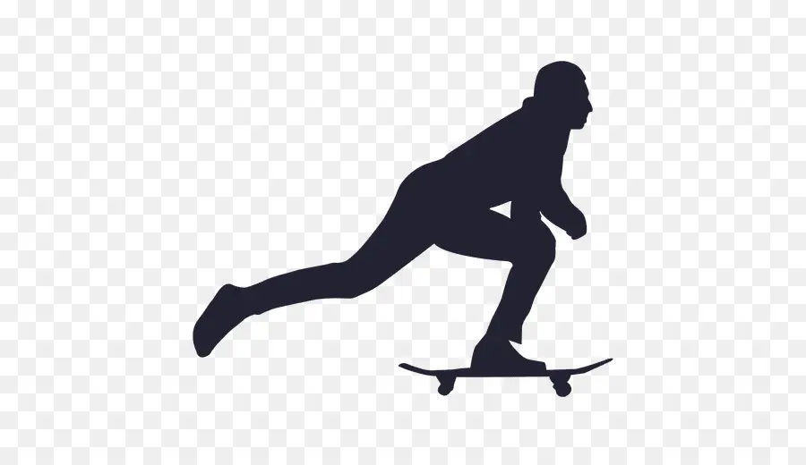 Silhouette De Skateur，Skateboard PNG