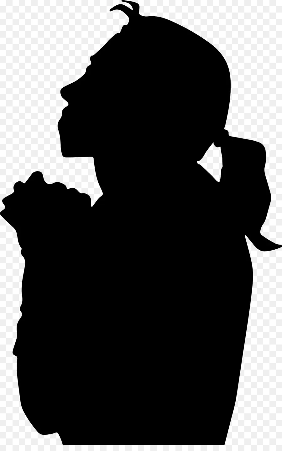 Silhouette D'une Personne，Profil PNG