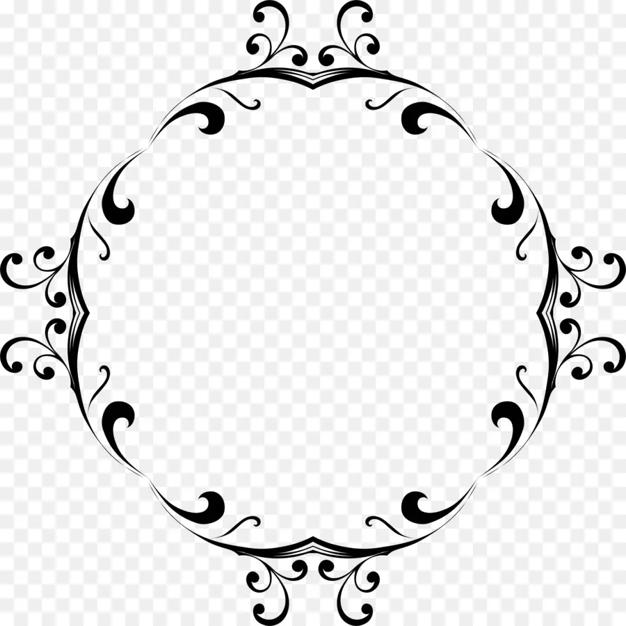 Cadre Floral，Cercle PNG