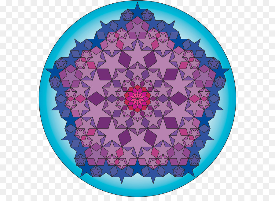 Mandala Bleu，Conception PNG