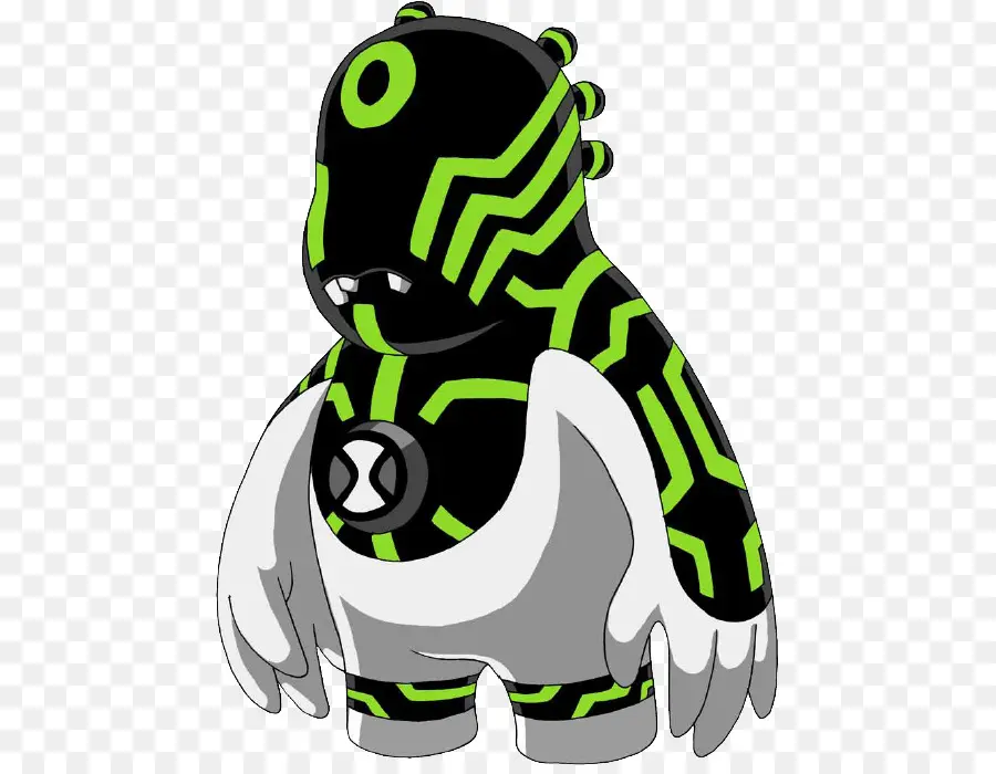 Alien Noir Et Vert，Noir PNG