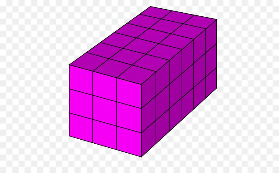 Cube Violet，3d PNG