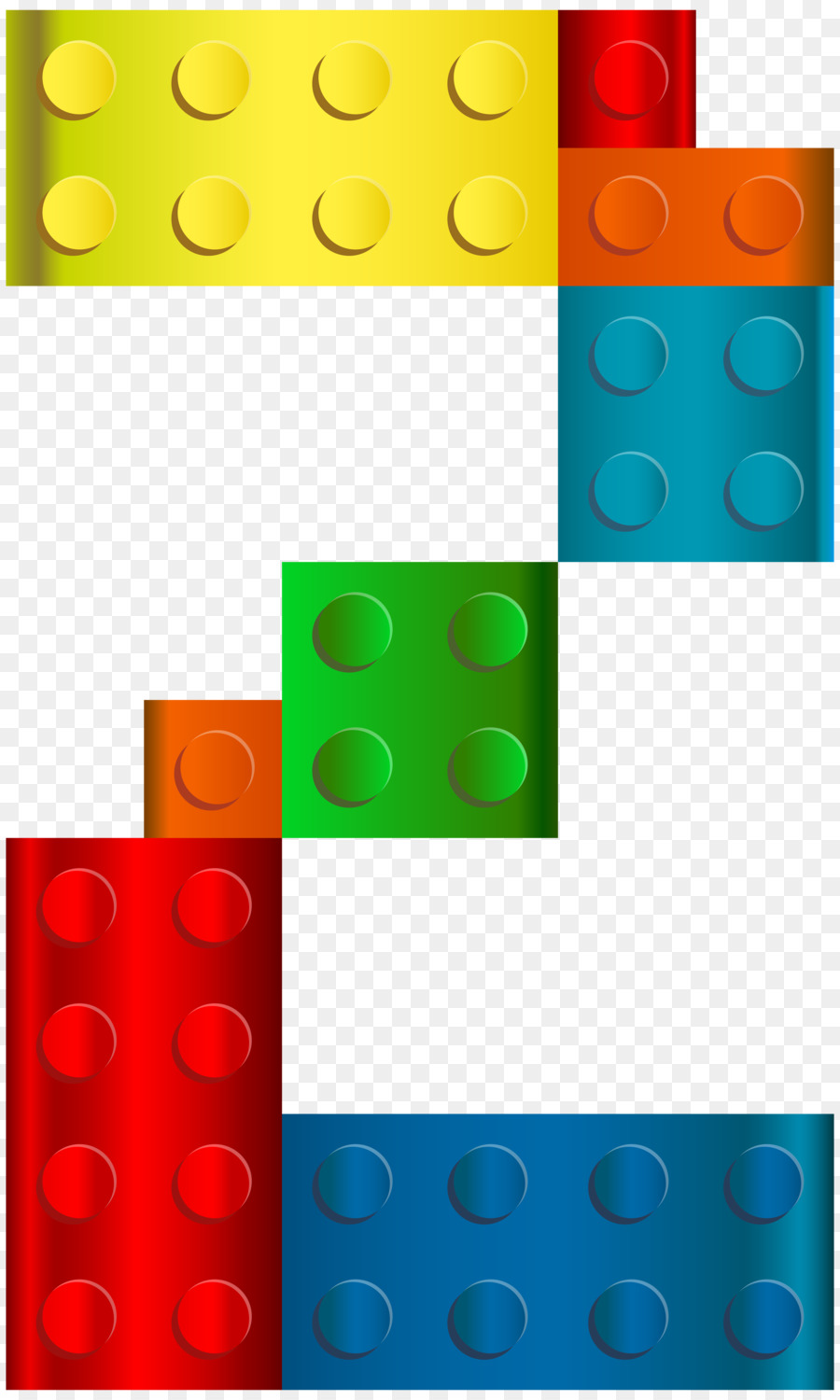 Blocs De Construction，Coloré PNG