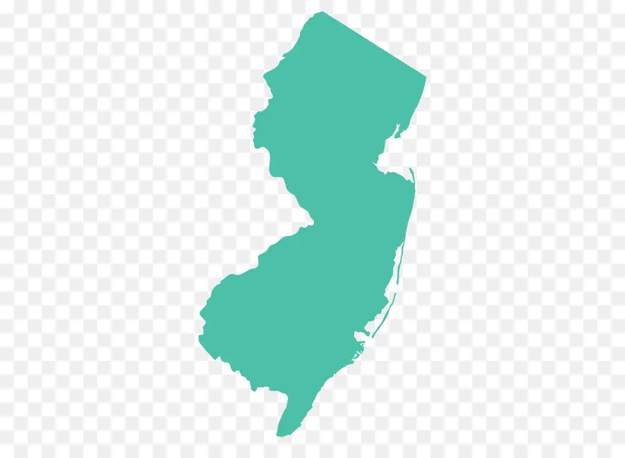 Carte Du New Jersey，État PNG