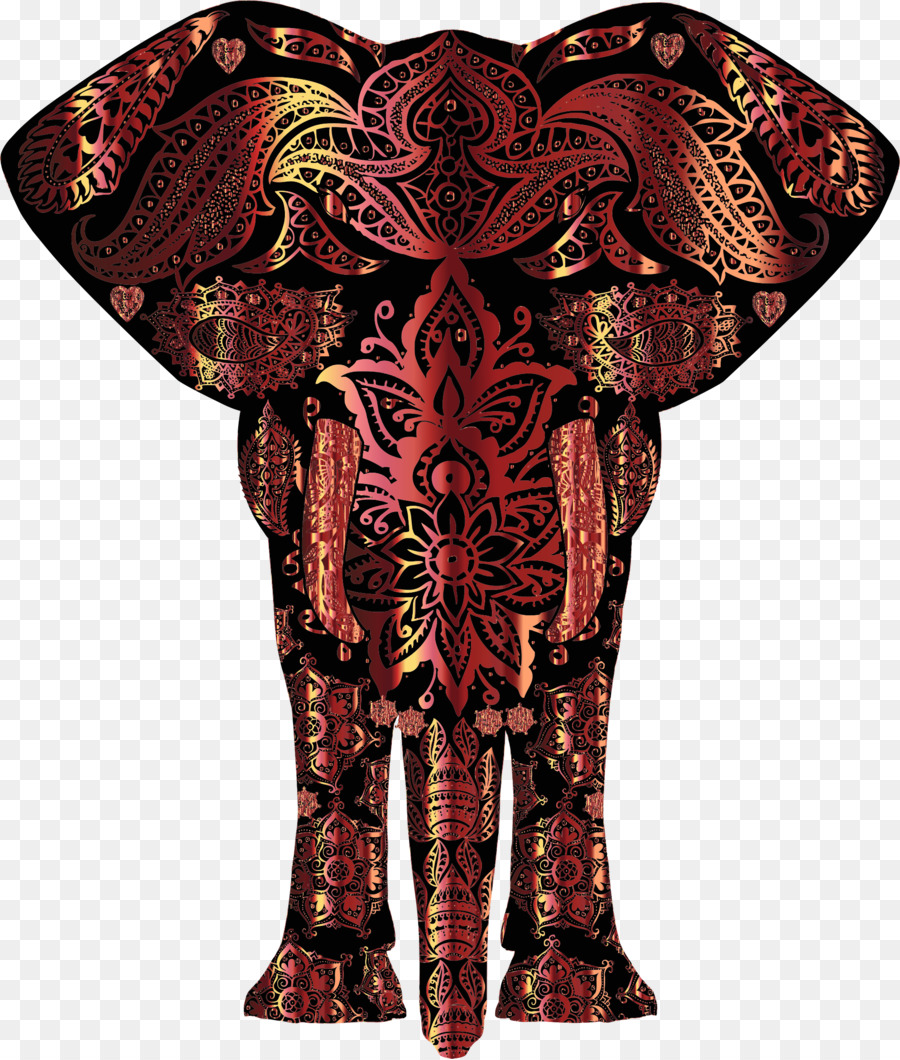 Éléphant Décoratif，Modèle PNG