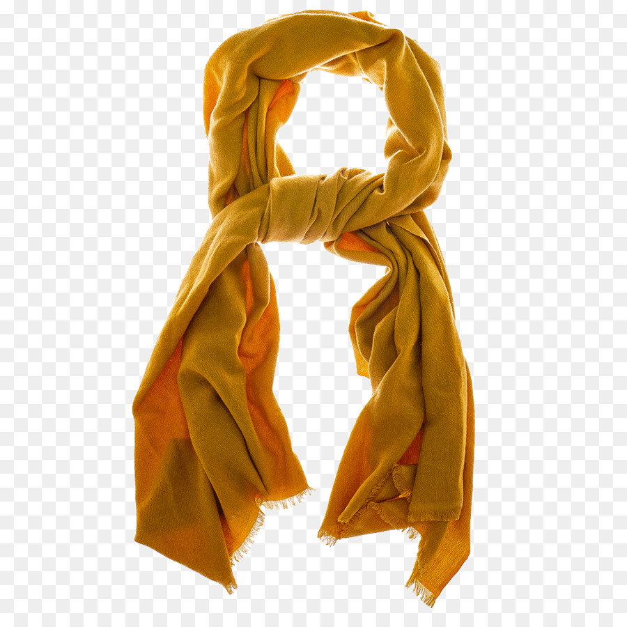 Écharpe Jaune，Tissu PNG