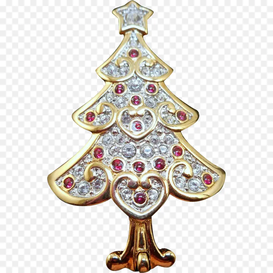 Broche Arbre De Noël，Vacances PNG