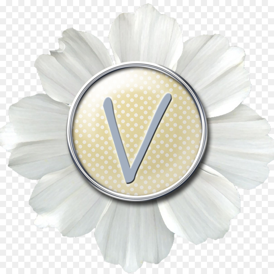 Lettre V，Fleur PNG