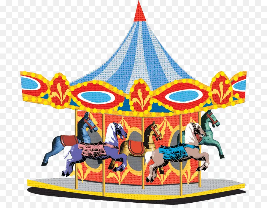 Carrousel，Chevaux PNG