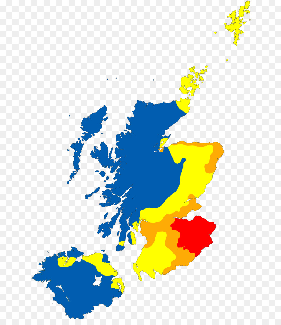 Carte De L'Écosse，Régions PNG