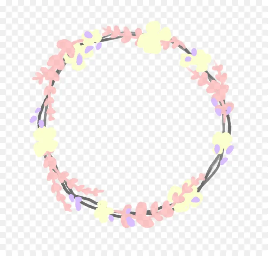 Couronne Florale，Fleurs PNG