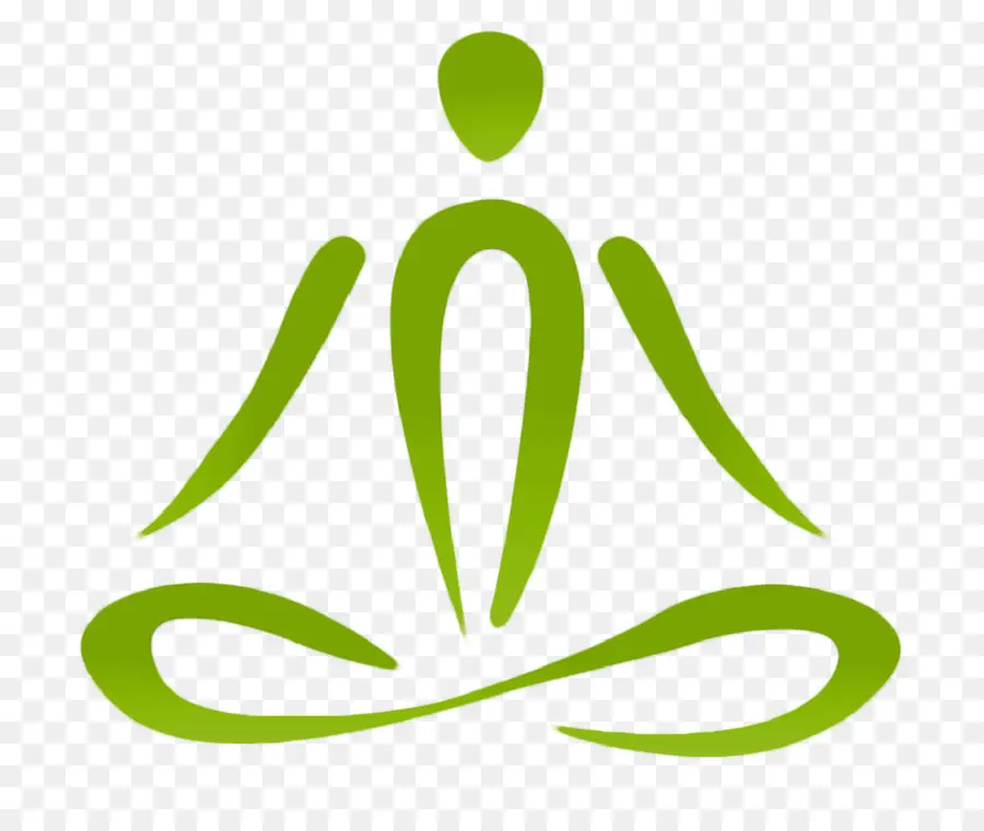 Symbole De Méditation Vert，Yoga PNG