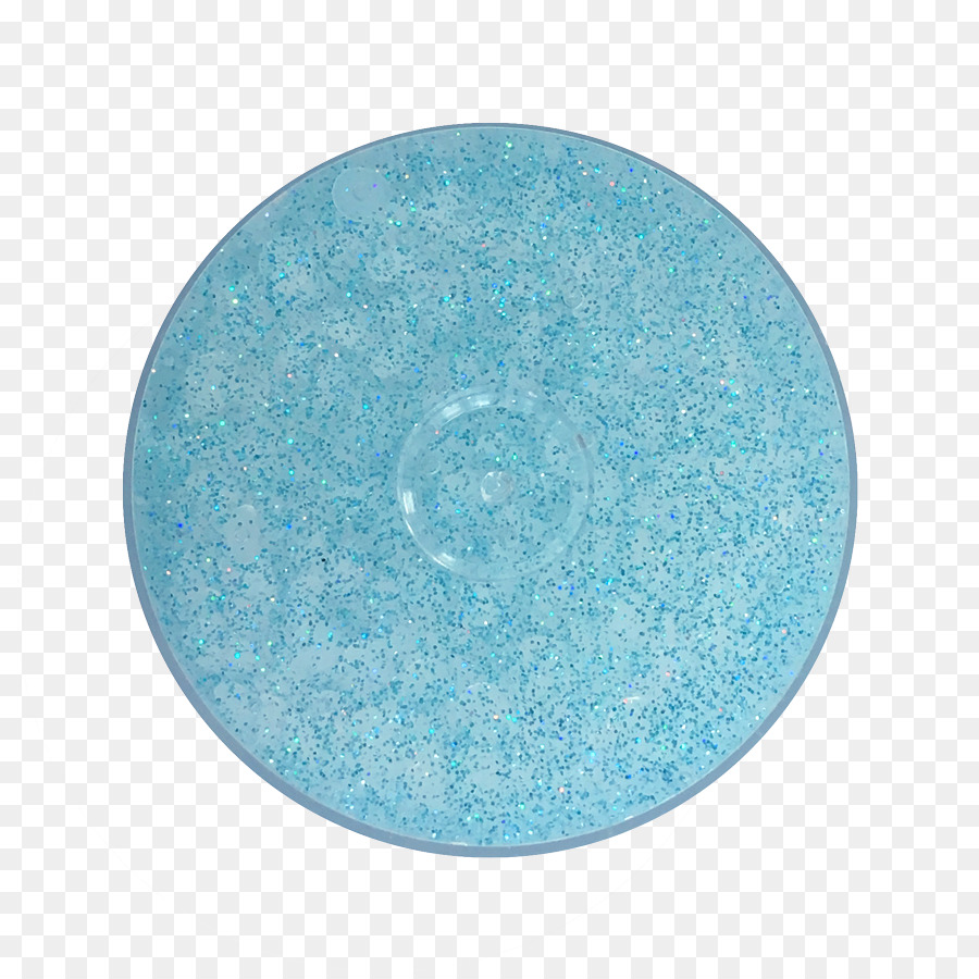 Slime Bleu Pailleté，Rond PNG