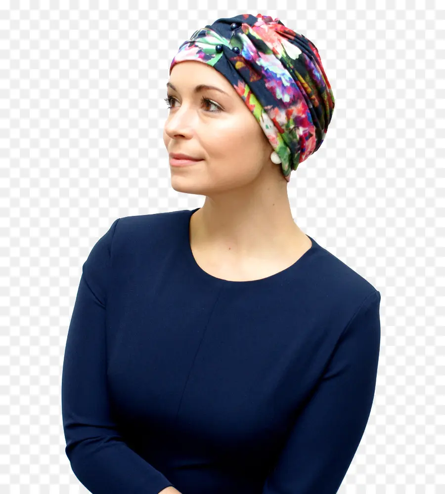 Femme Au Turban Fleuri，Chapeaux PNG