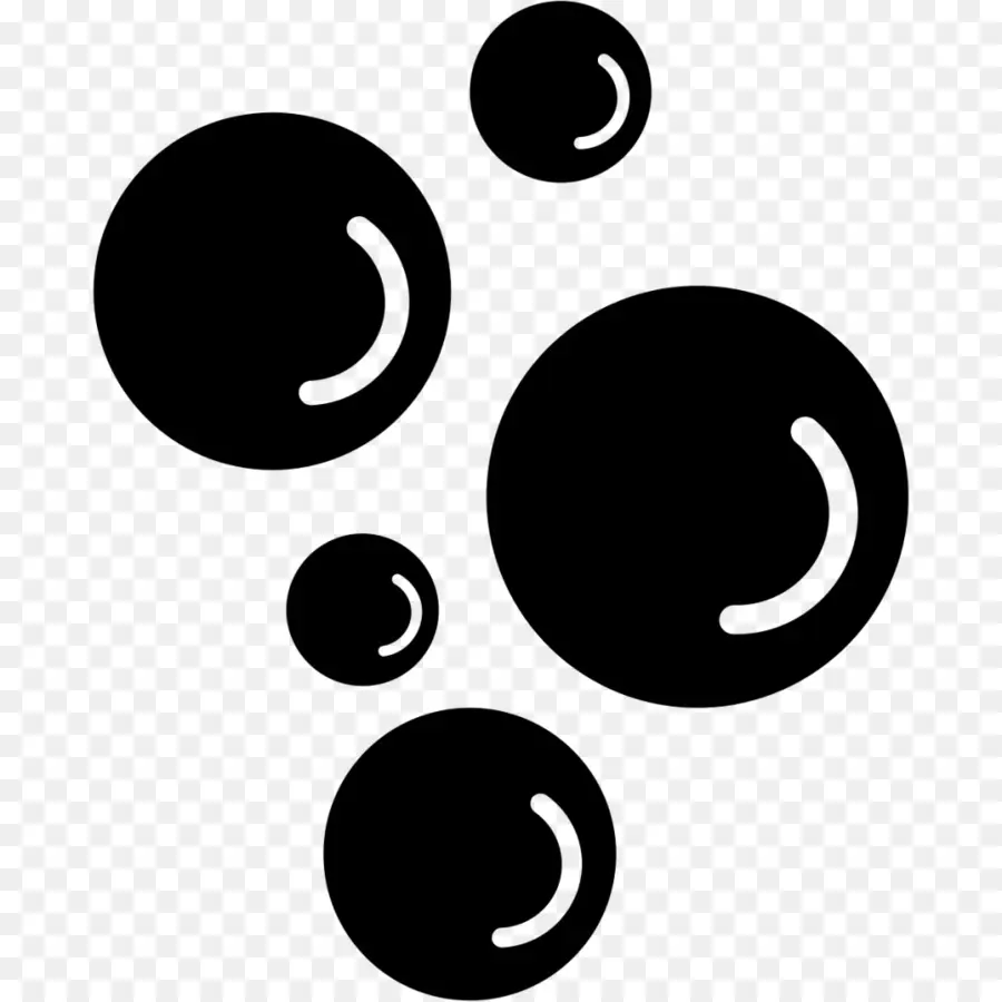 Bulles Noires，Cercles PNG