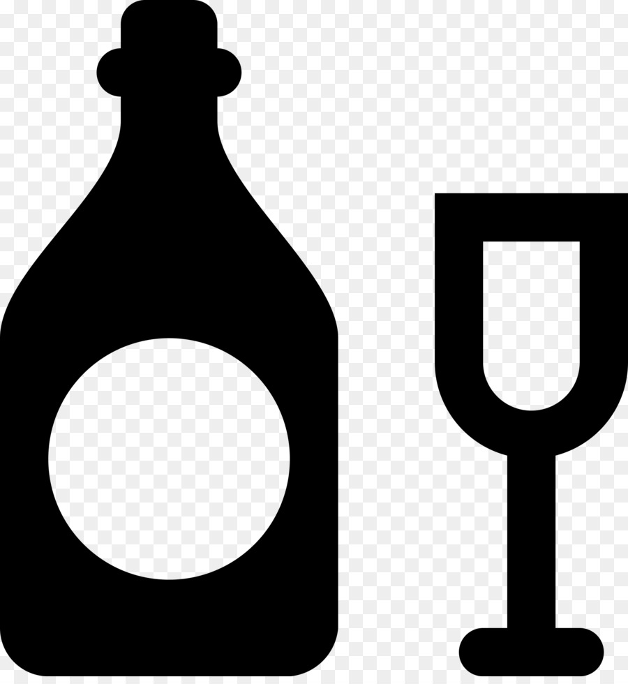 Bouteille De Vin Et Verre，Alcool PNG